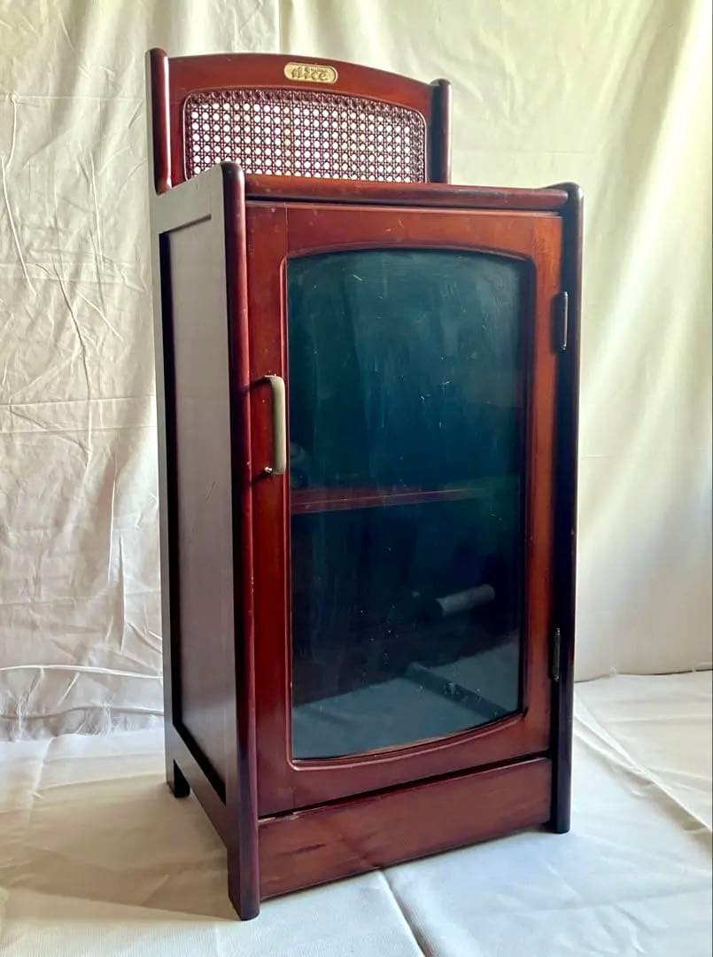 ✅昭和ビンテージ✅昭和の電話台キャビネット/片扉2段