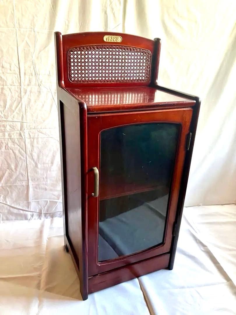 ✅昭和ビンテージ✅昭和の電話台キャビネット/片扉2段