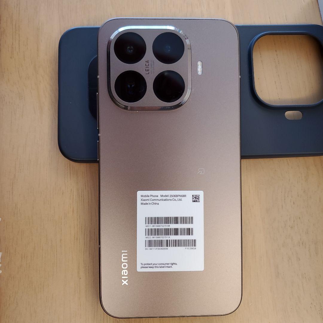 Xiaomi15TPro256GB simフリー ゴールド フォトプリンター付