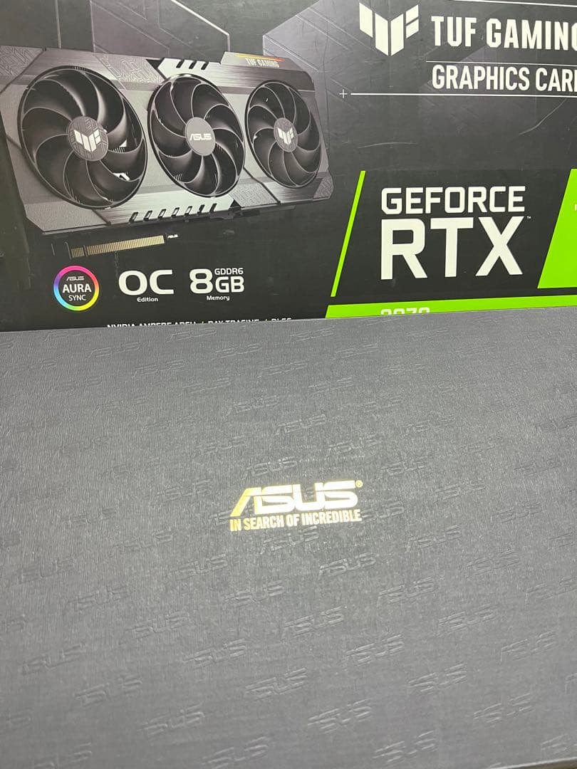 グラフィックボード・グラボ・ビデオカード ASUS GeForceRTX3070TUF-RTX3070-08GGAMING