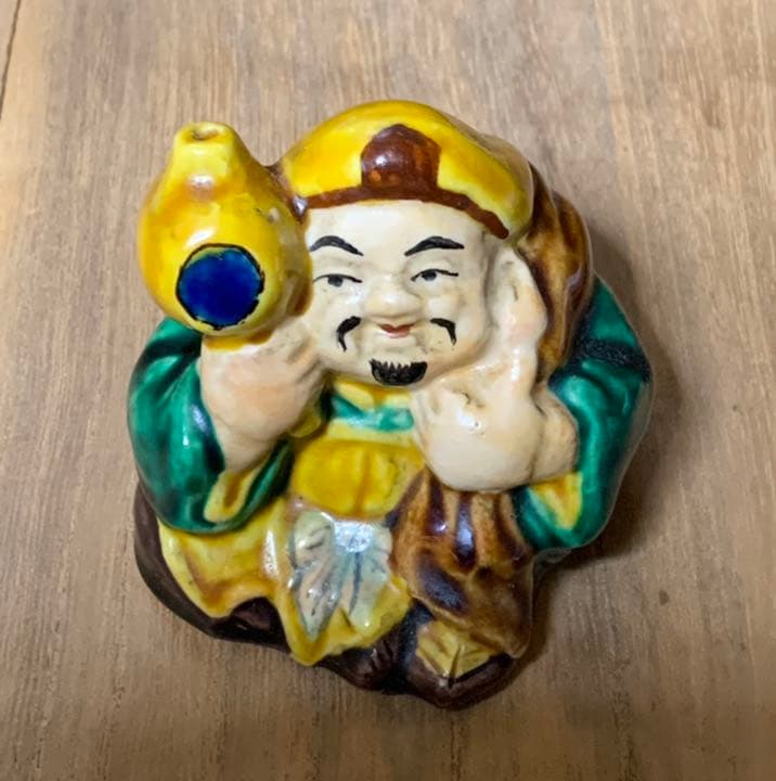 九谷焼　 大黒様 お香立て お線香立て   香皿 癒やし香炉