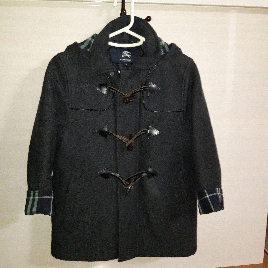 BURBERRYダッフルコートキッズ Sサイズ130～140グレー