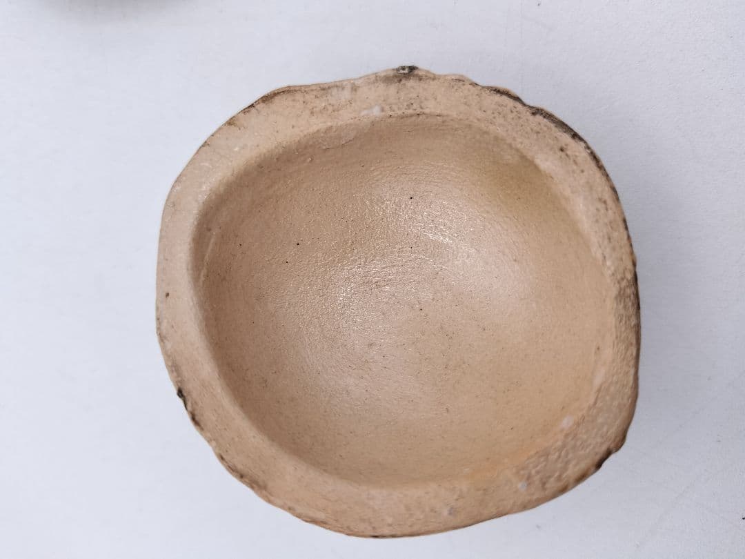 c390香合 福良雀 不志名焼 ８代土屋雲善 木箱 茶道具　古物