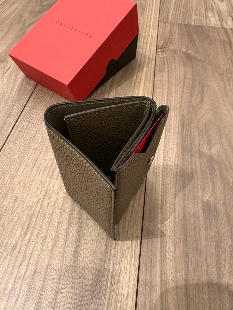【極美品】BONAVENTURAマイクロウォレット エトープ