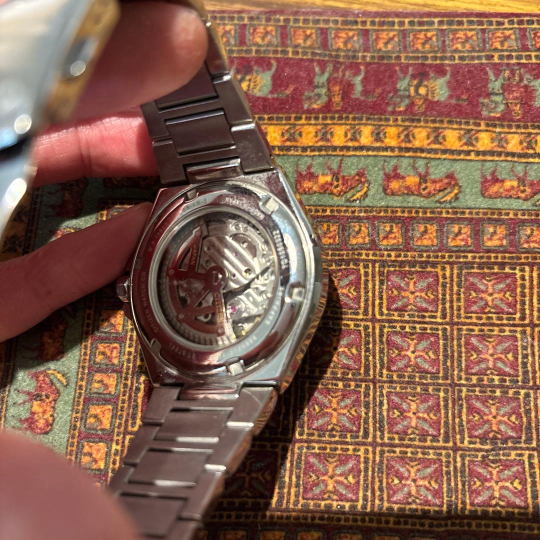 CITIZEN 自動巻き時計 ブルー