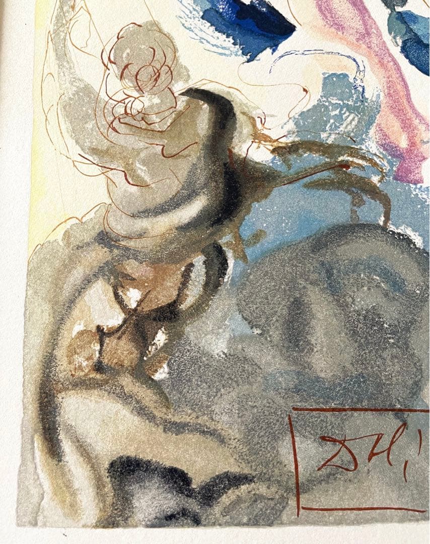 サルバドール　ダリ　リトグラフ　神曲