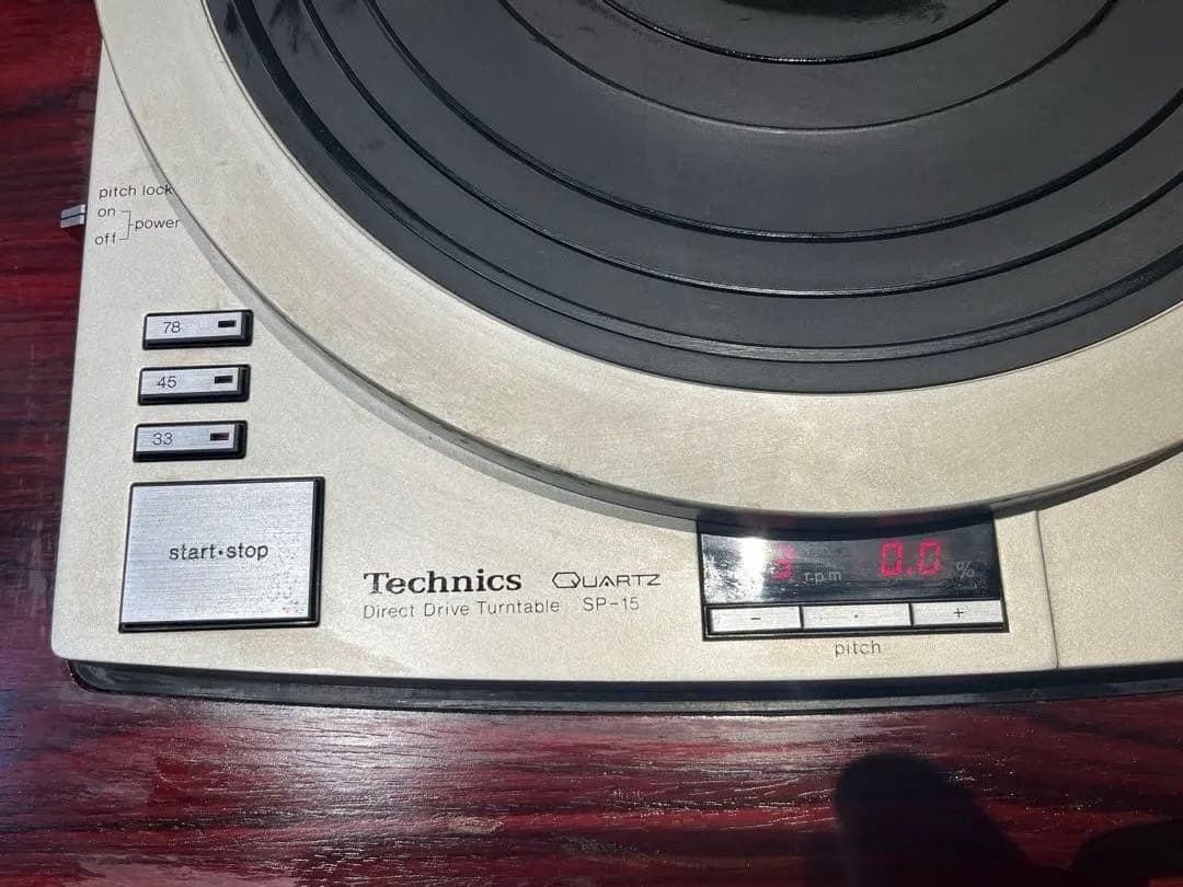Technics テクニクス　SP15 ターンテーブル DJ　デジタルピッチ