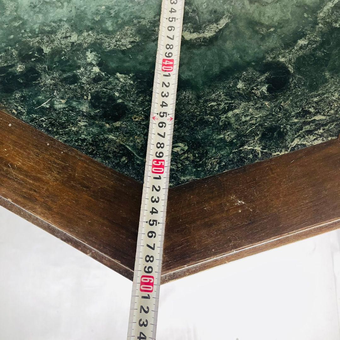 アンティーク オクタゴンサイドテーブル