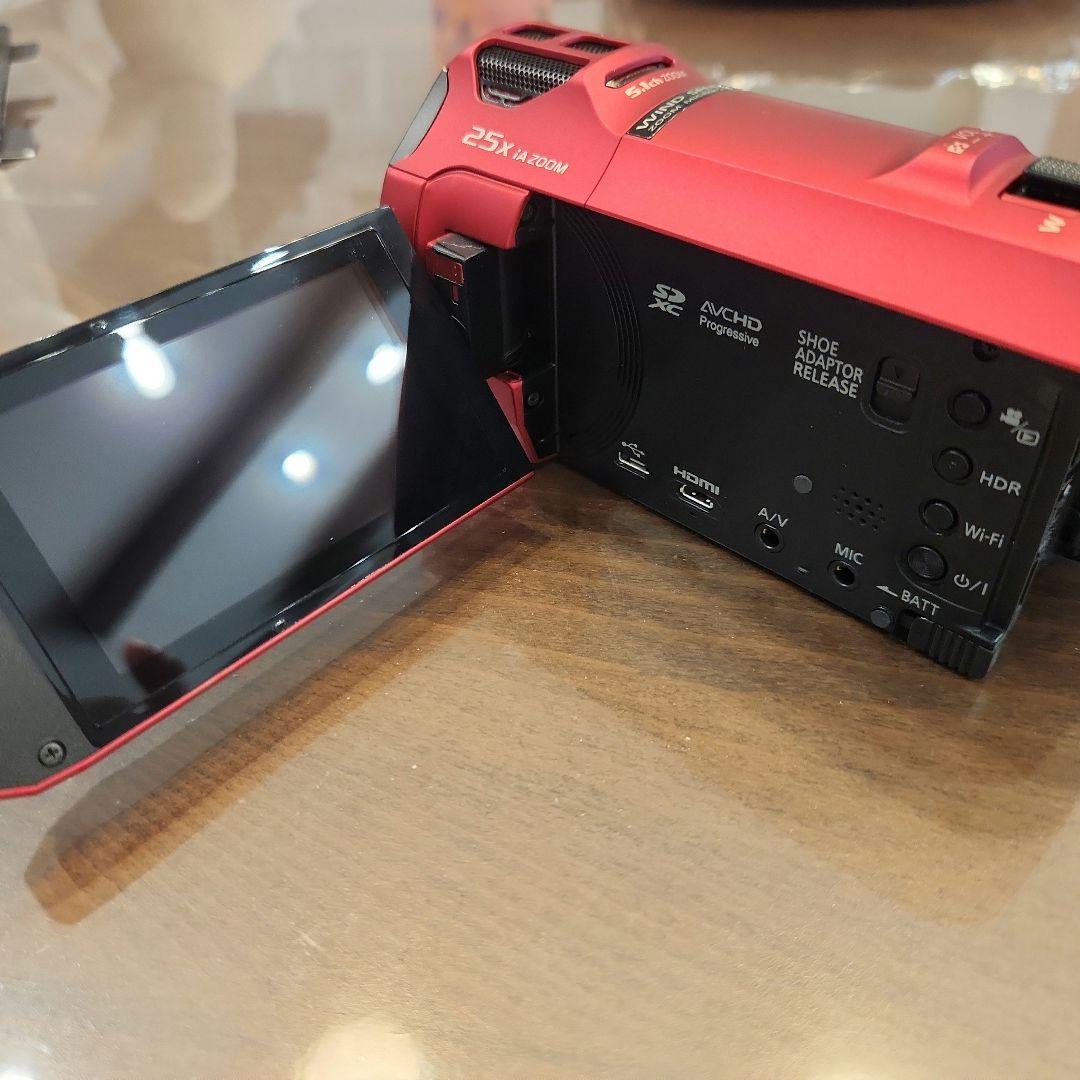 Panasonic HC-VX992M ビデオカメラ 本体 レッド