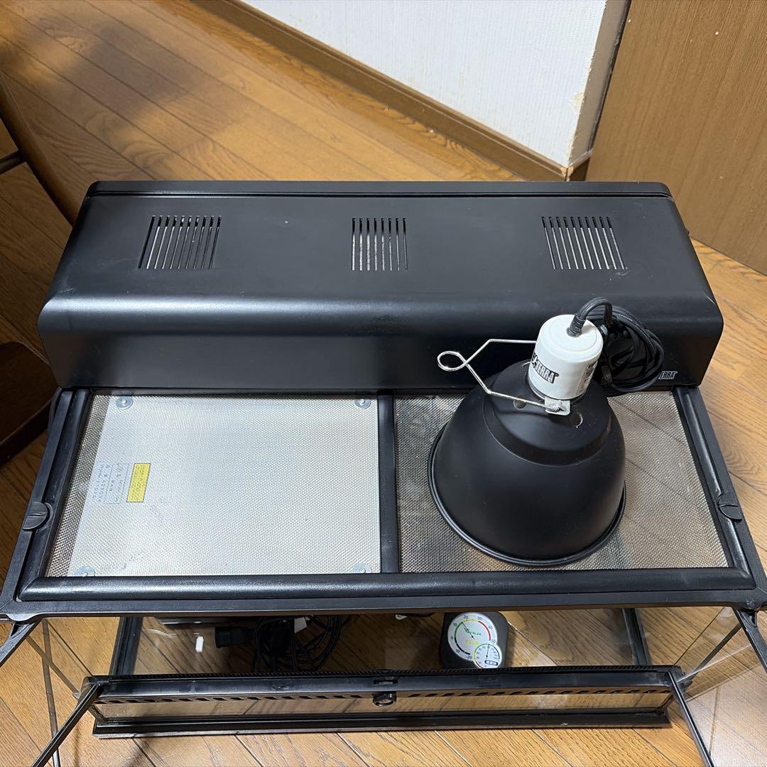 t*6様 GEX 爬虫類　飼育セット　グラステラリウム　ケージ　暖突　エキゾテラ