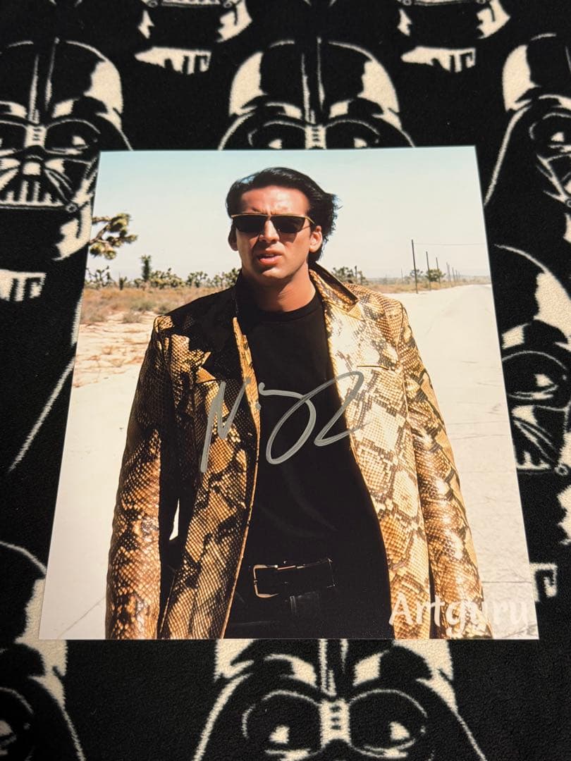 東京コミコン ニコラス・ケイジ 直筆サイン入 ポートレート デイヴィッド・リンチ