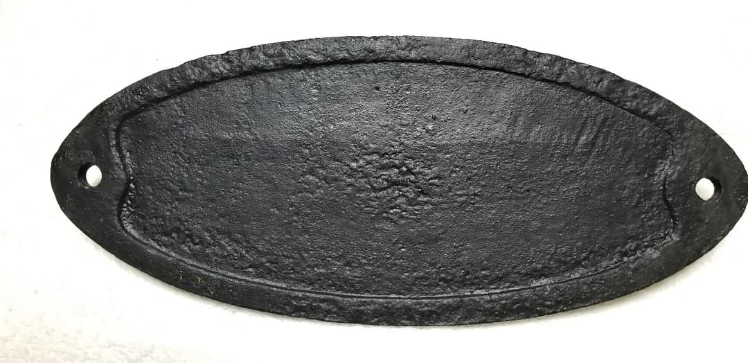 鉄道プレート銘盤　郡山工場