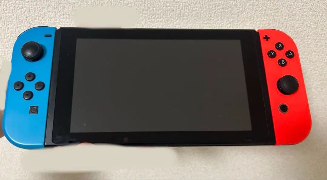 Nintendo Switch 本体 青/赤 箱あり、ソフトケース付き
