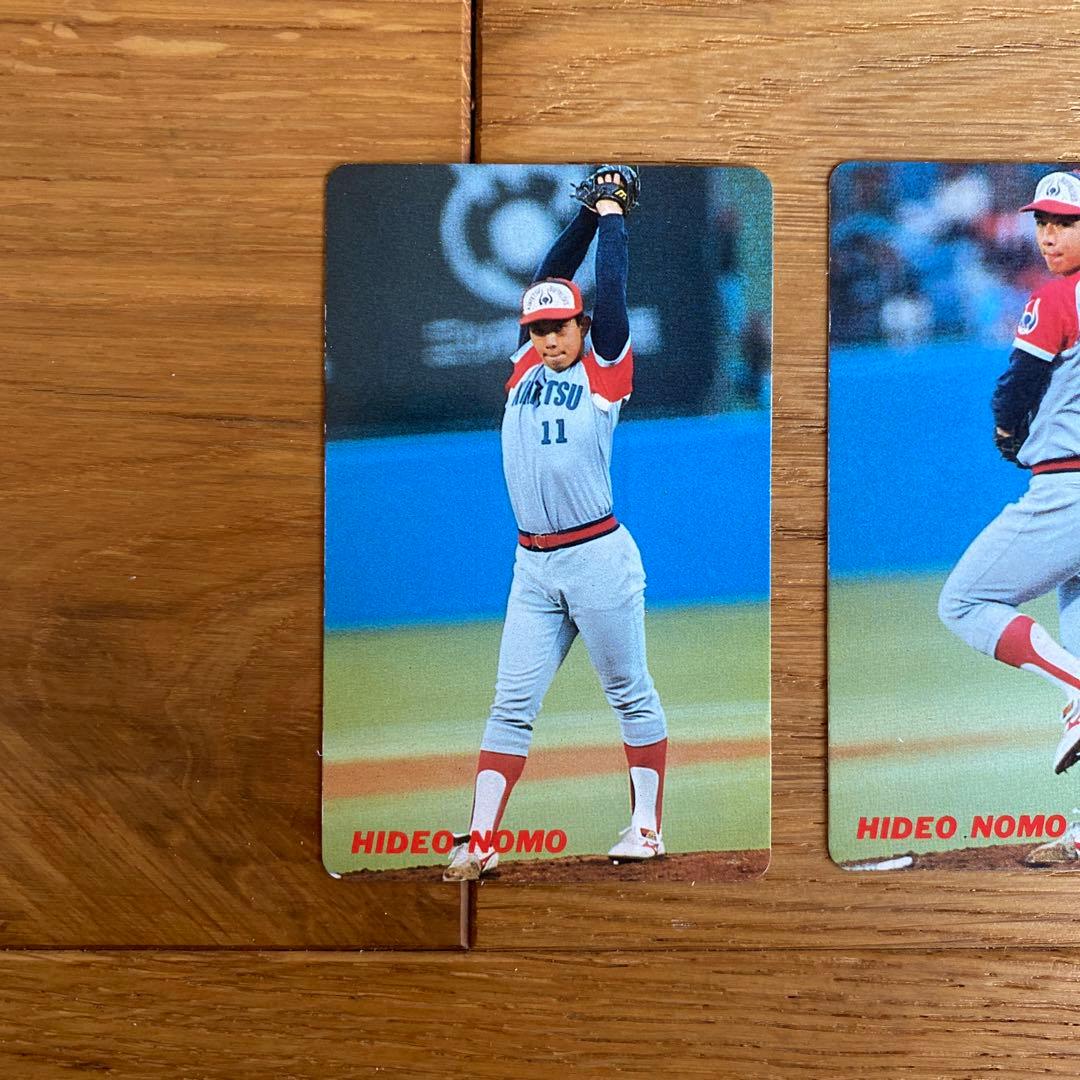 レア！　野茂英雄　8枚セット　カルビー　プロ野球チップス　カード　1991