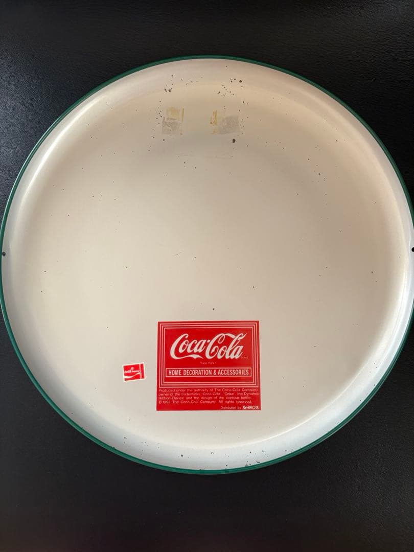 Coca-Cola サッカーボール風プレート 約30センチ
