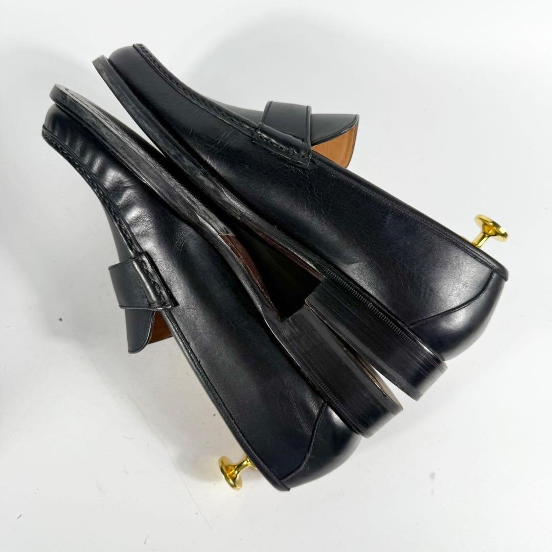 【極美品】YANKO ヤンコ　モンクストラップ（7）シングルモンク　革靴　黒