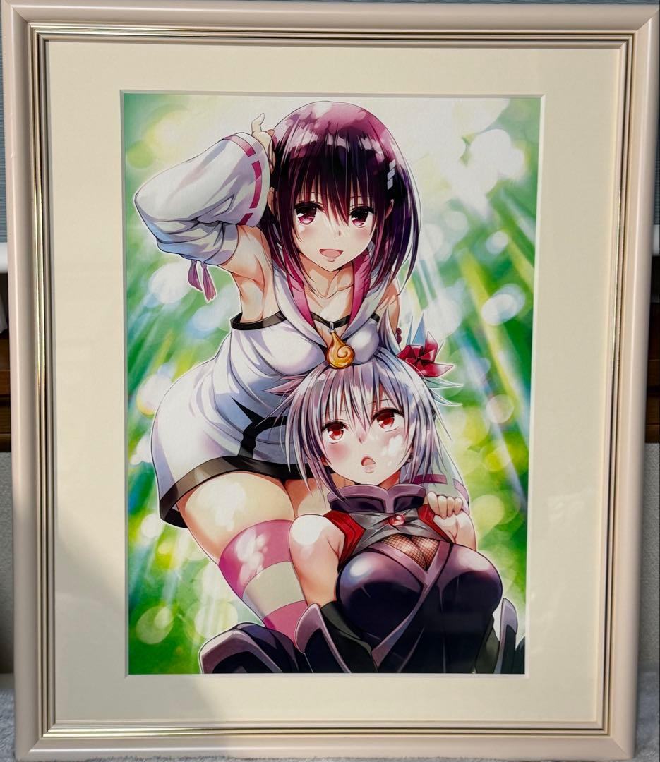 あやかしトライアングル　複製原画　矢吹健太朗