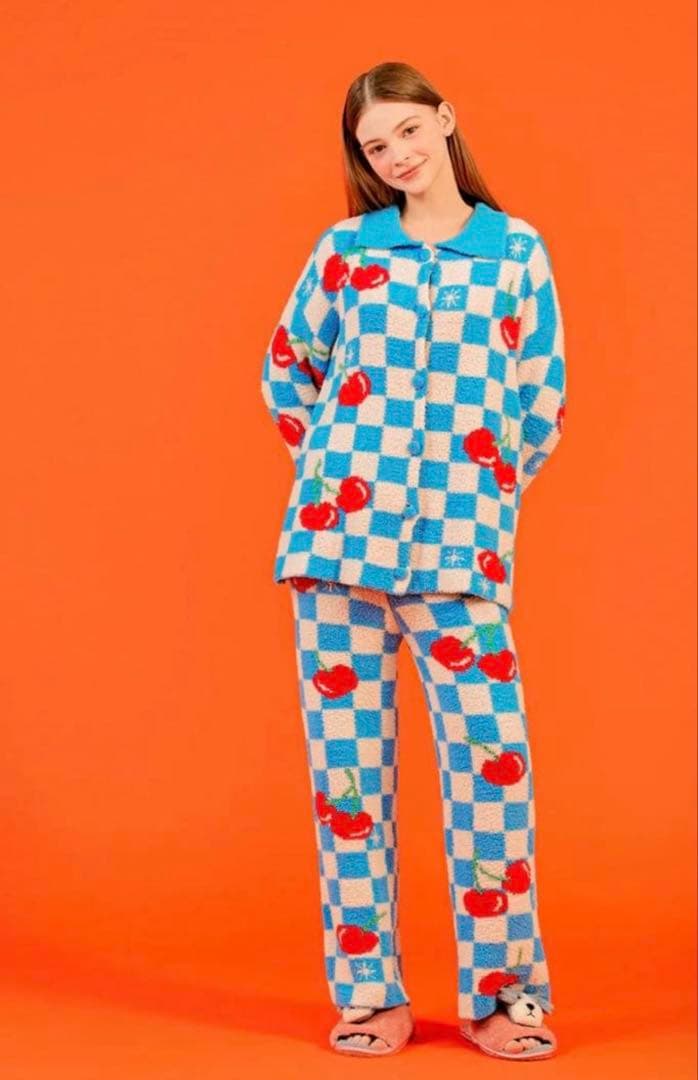 ウィグルウィグル ルームウェア パジャマ 長袖 チェリー BSS ホシ