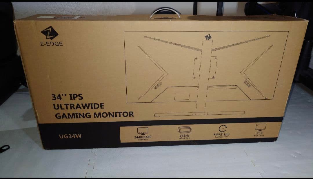 34インチ 4k Z Z-Edge ゲーミングモニター 165Hz