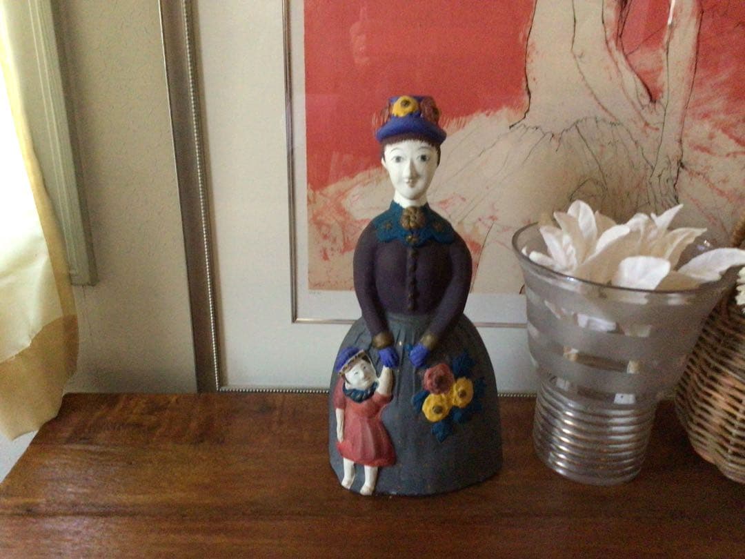 ⭕️⭕️週末セール⭕️⭕️【美品】長崎 古賀人形 西洋婦人 工芸品　土人形⭕️⭕️