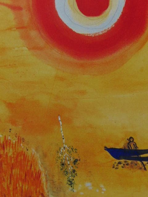 マルク・シャガール、【「アレコ」第3場:「ある夏の昼下がりの小麦畑」の舞台裏】