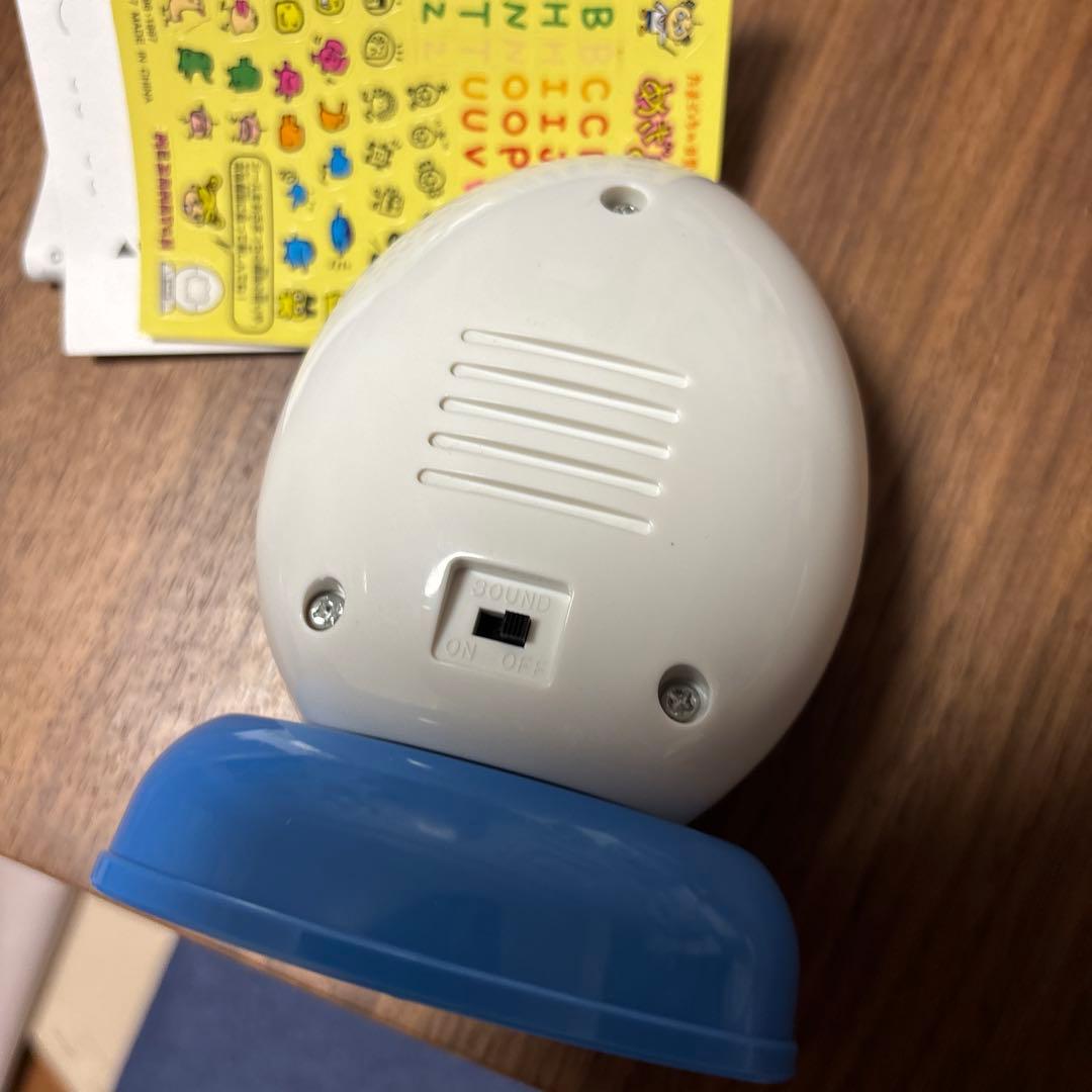 【ほぼ新品】たまごっちの目覚まし時計 めざまっち 白