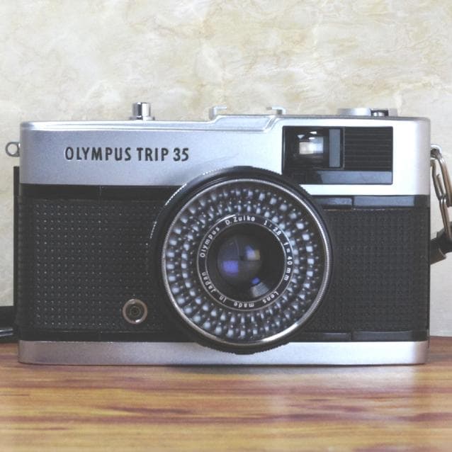 【整備済完動品・赤ベロOK！・フィルム試写済】Olympus Trip 35