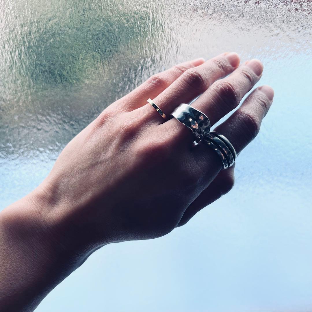 K18 ゴールド バンドリング シンプル 11号