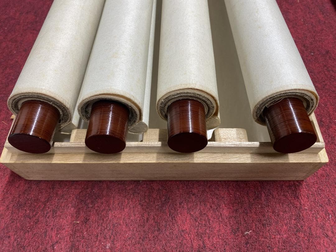 福*至様 鈴木銀嶺『四季花鳥図』四幅対 美術年鑑掲載作家 各展入 大綜美術会会員