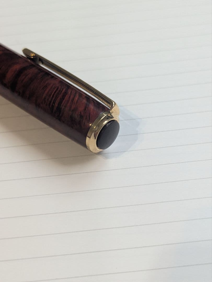 プラチナ万年筆　バランス　ブライヤー　太字　14金