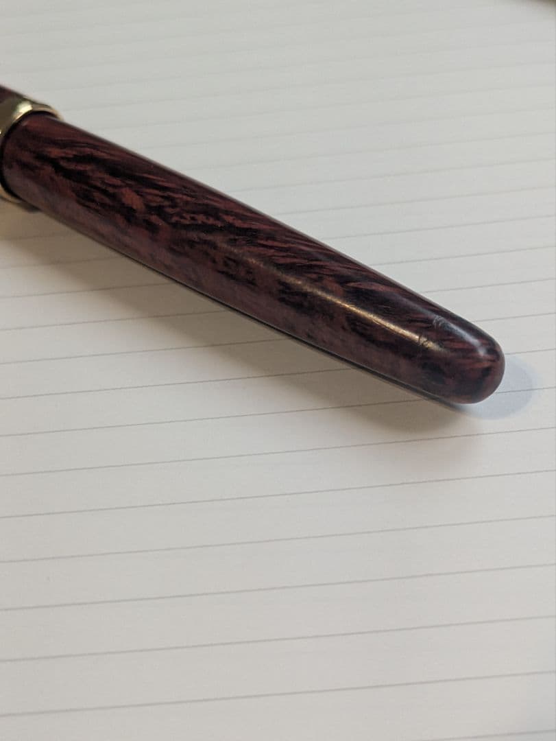 プラチナ万年筆　バランス　ブライヤー　太字　14金