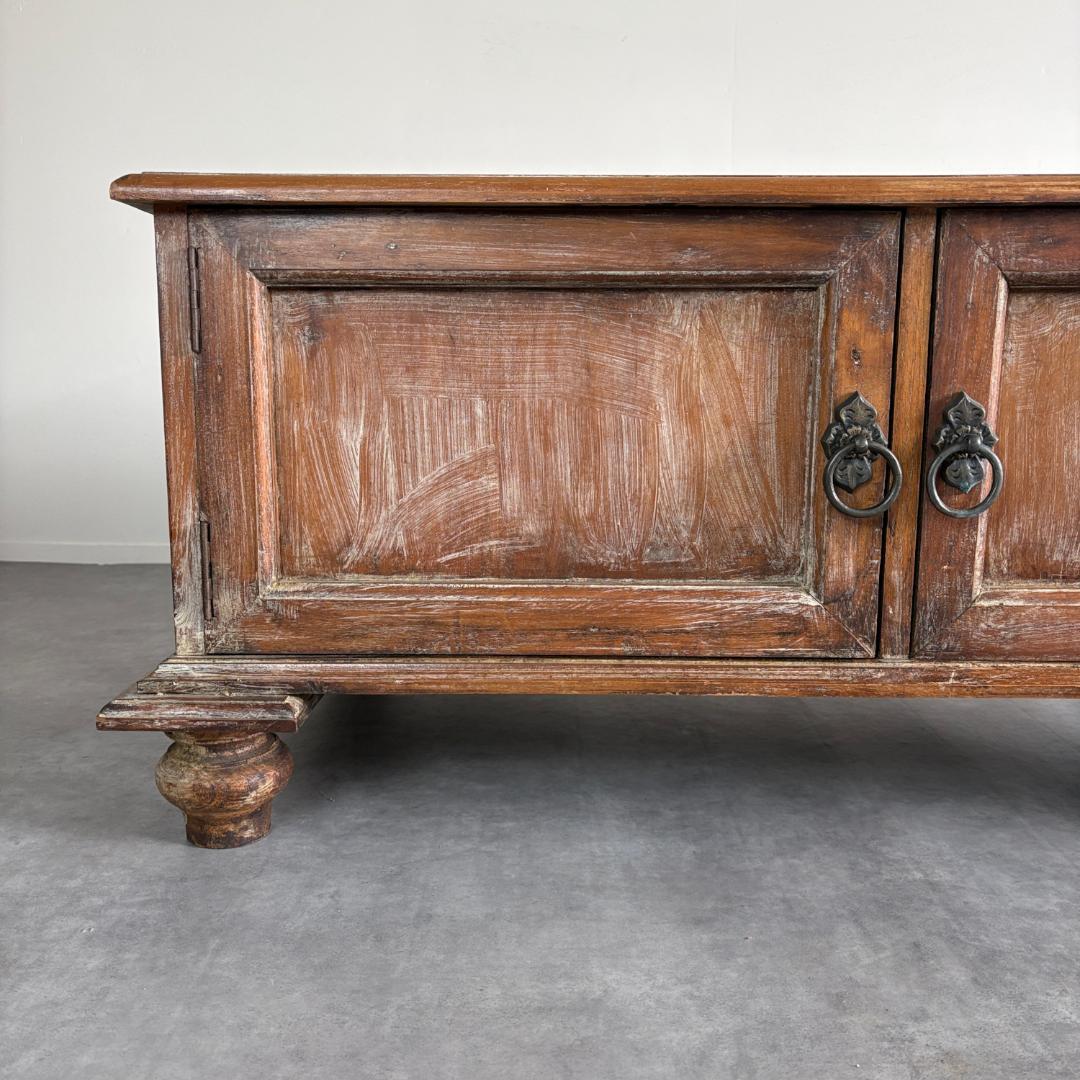 アンティーク　サイドボード 　希少　ミャンマーチーク材