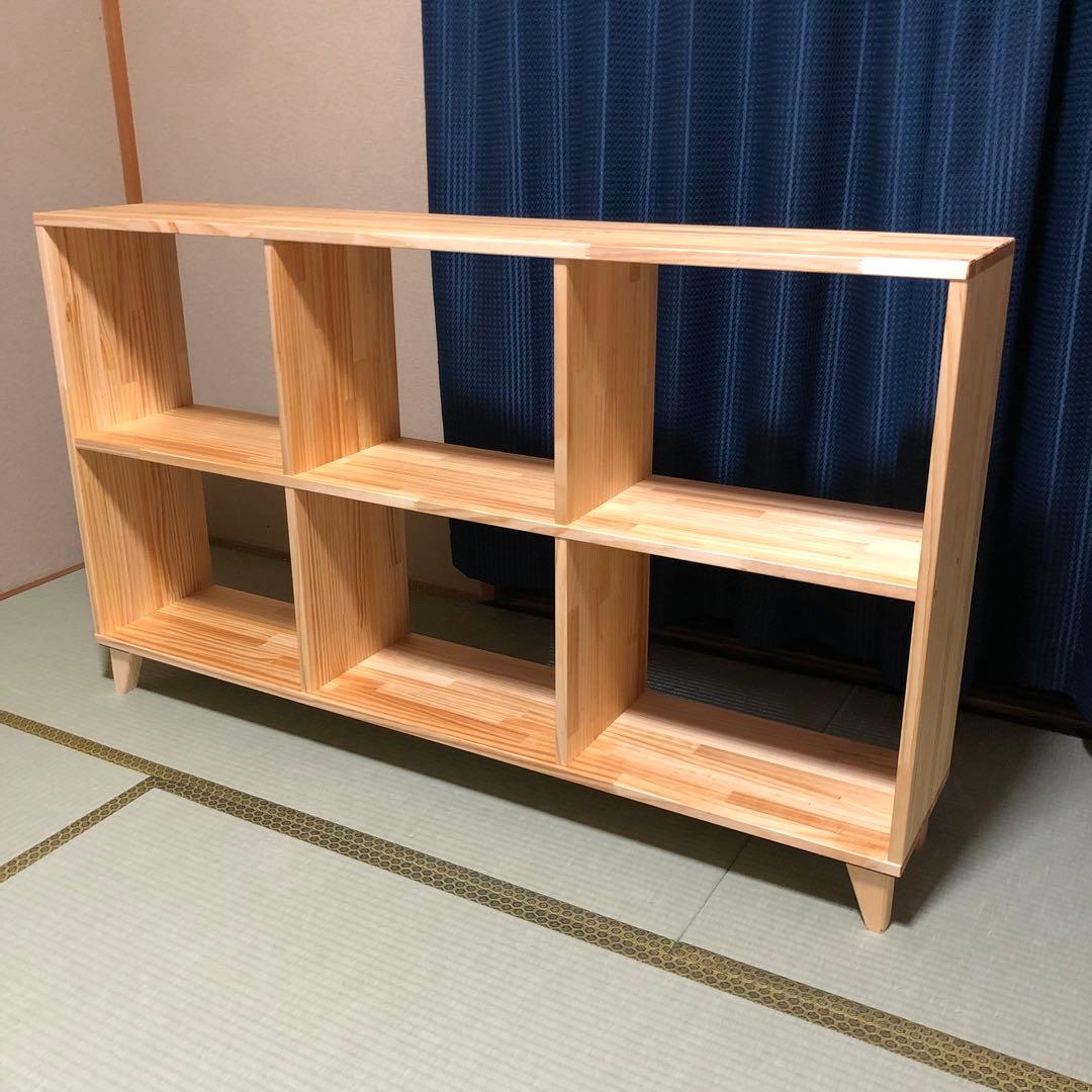 ハンドメイド　脚付き格子棚・ラック　オーダー受け付けます。
