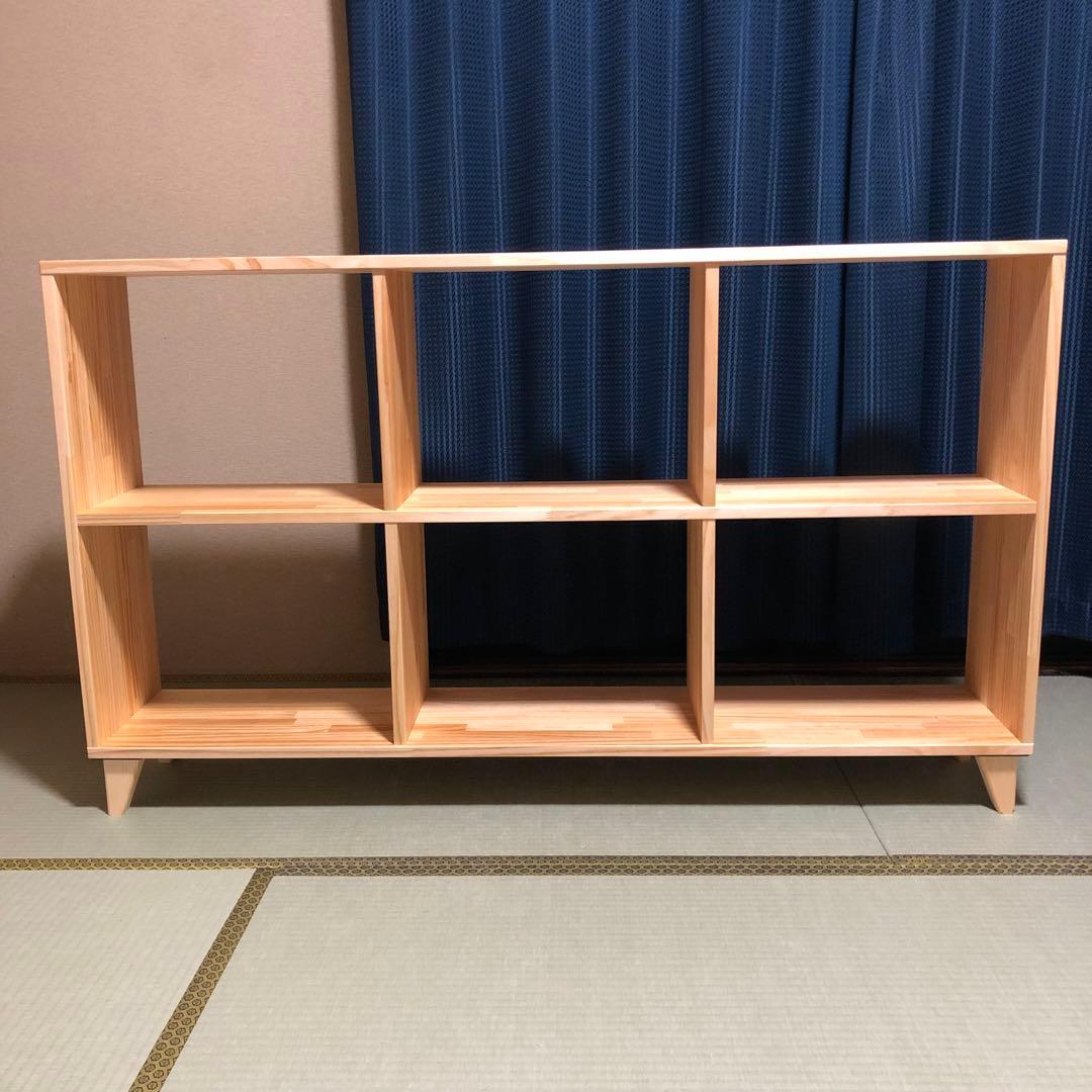 ハンドメイド　脚付き格子棚・ラック　オーダー受け付けます。