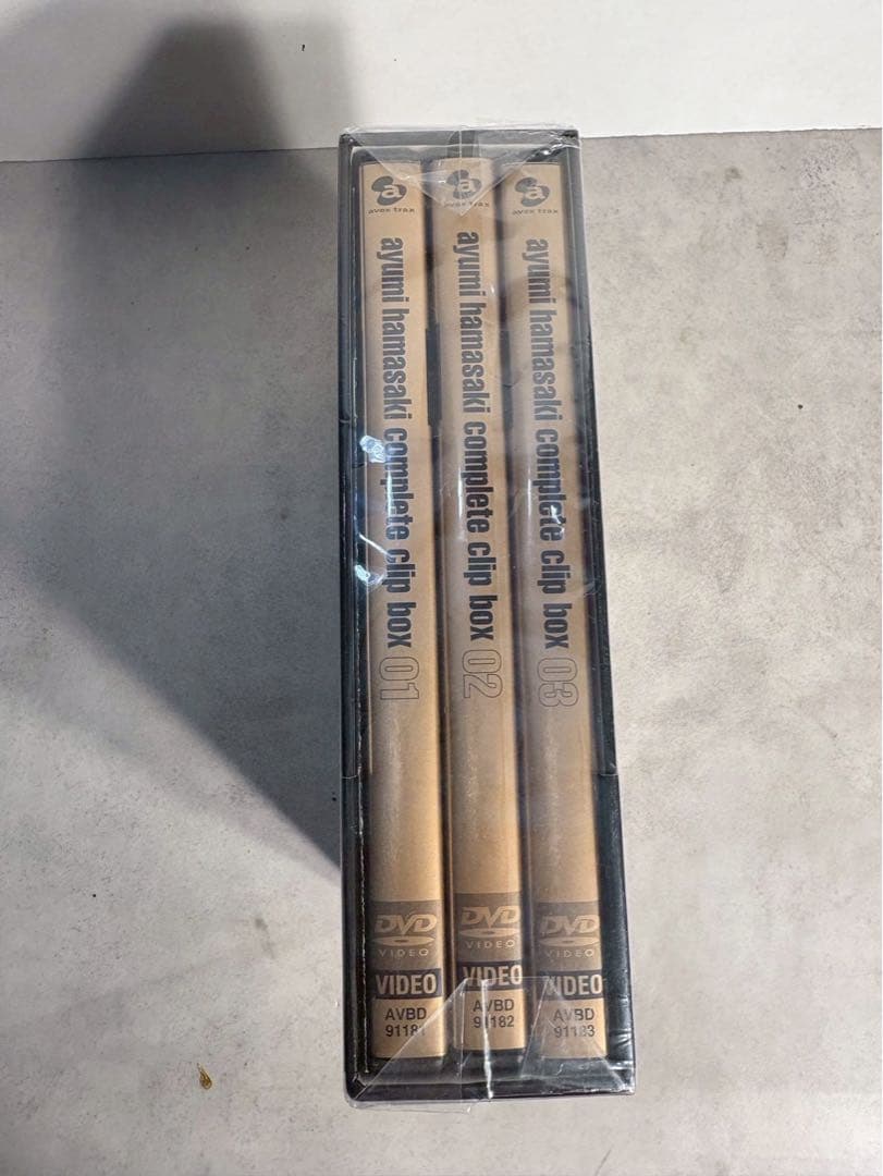 新品未開封 浜崎あゆみ complete clip box DVD 3枚 全54