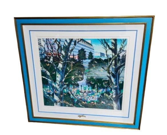 希少 ヒロヤマガタ シルクスクリーン 子供達の音楽会 山形博導