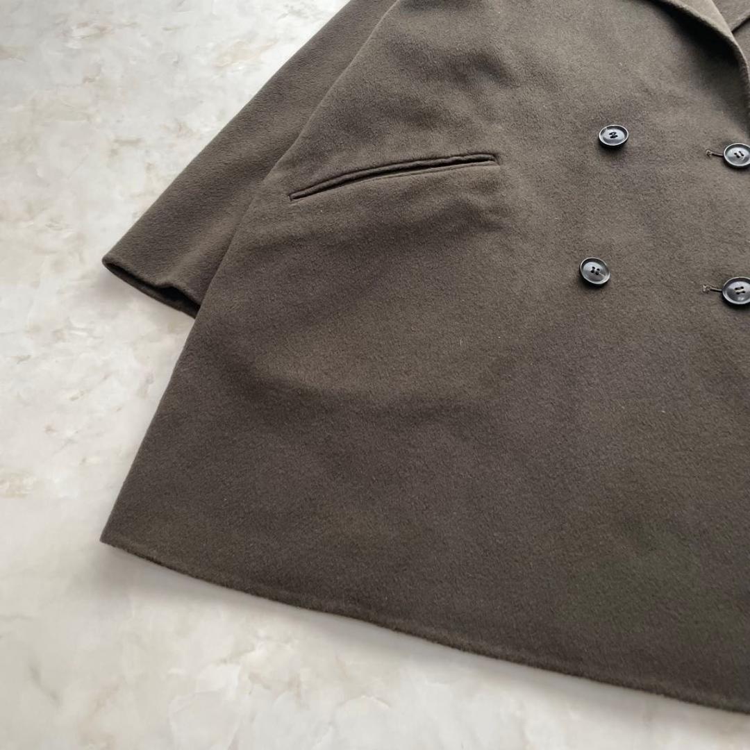 FRAMeWORK ハミルトンリバーコート ダブルフェイス　カーキ 36