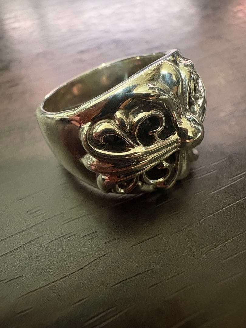 フロンティーアクロムハーツ 1992刻印 ハート フローラル リング