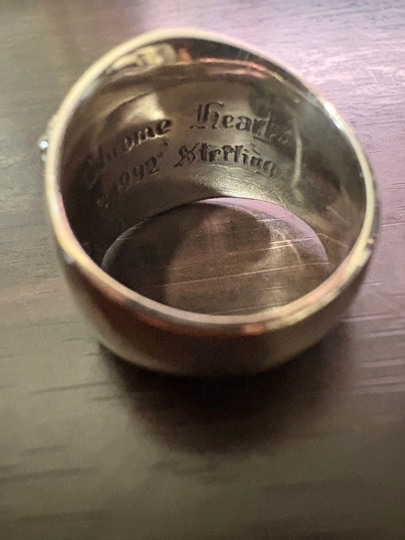 フロンティーアクロムハーツ 1992刻印 ハート フローラル リング