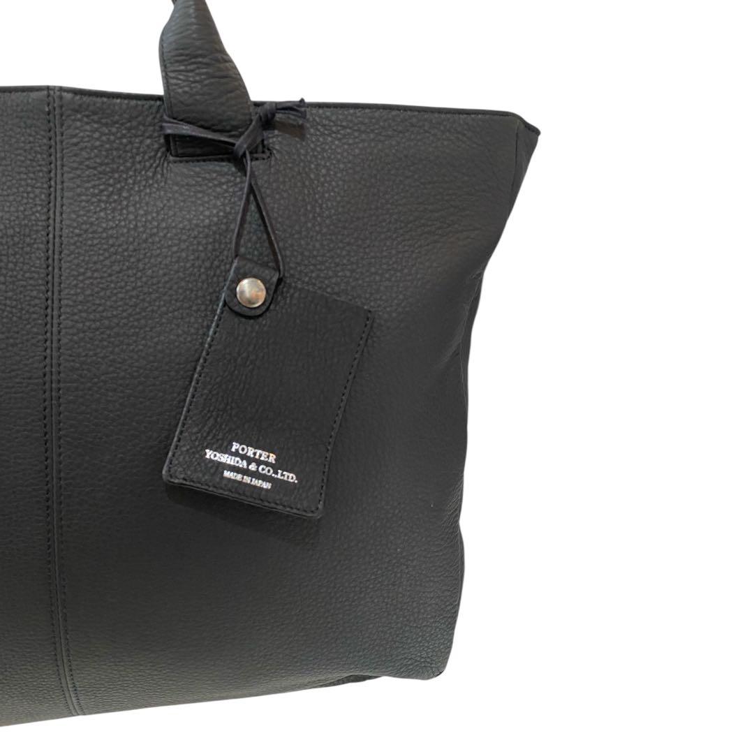 【未使用】PORTER BRIEF TOTE BAG(L) A4 レザー 本革