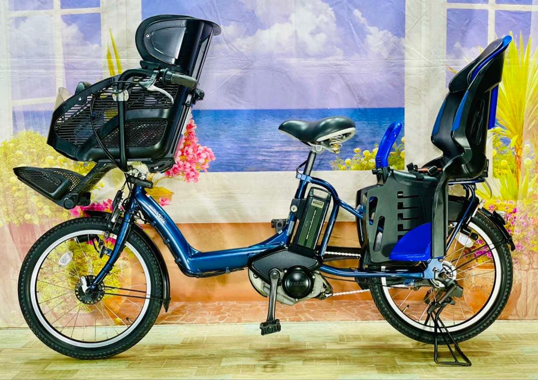 パスキス12AH⭐️人気モデル！ヤマハ子供乗せ電動アシスト自転車Y2399