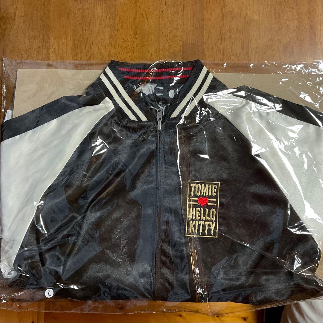 Lサイズ スカジャン 伊藤潤二 サンリオ ギャル富江　ハローキティ 富江 キティ