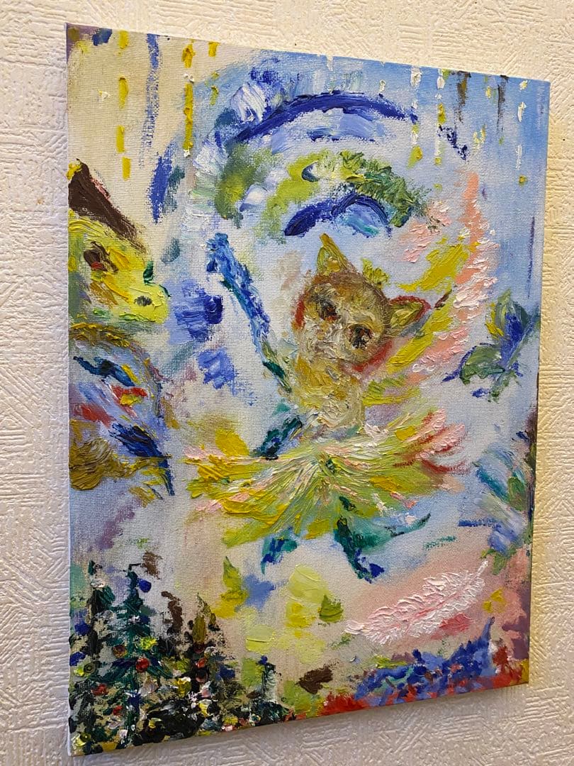 油彩　【practice dancing 】　一点もの　4F