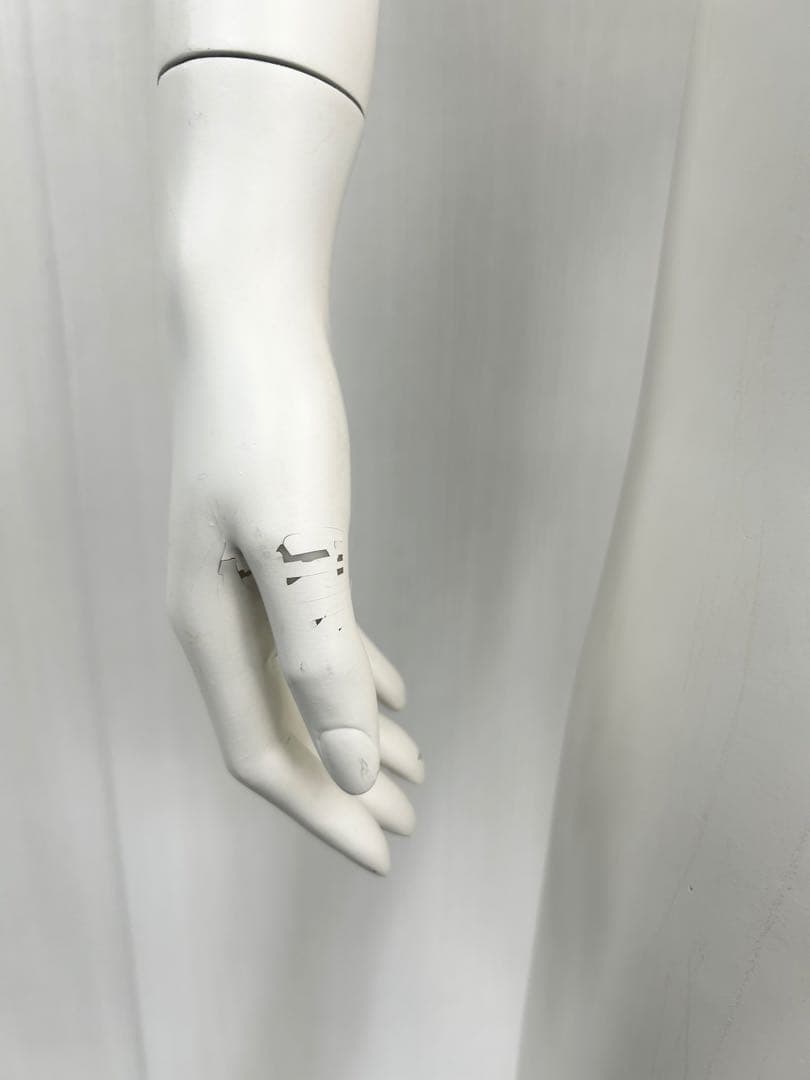 【美品】 婦人全身マネキン ホワイト ＋ ガラス製足受けベース付き