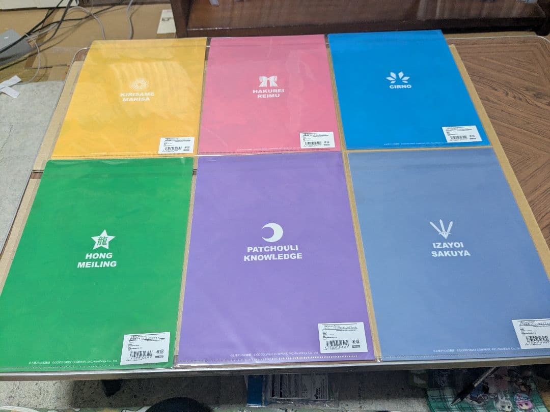 激レア東方LostWord＆Ani-Art A4クリアファイル全種類セット