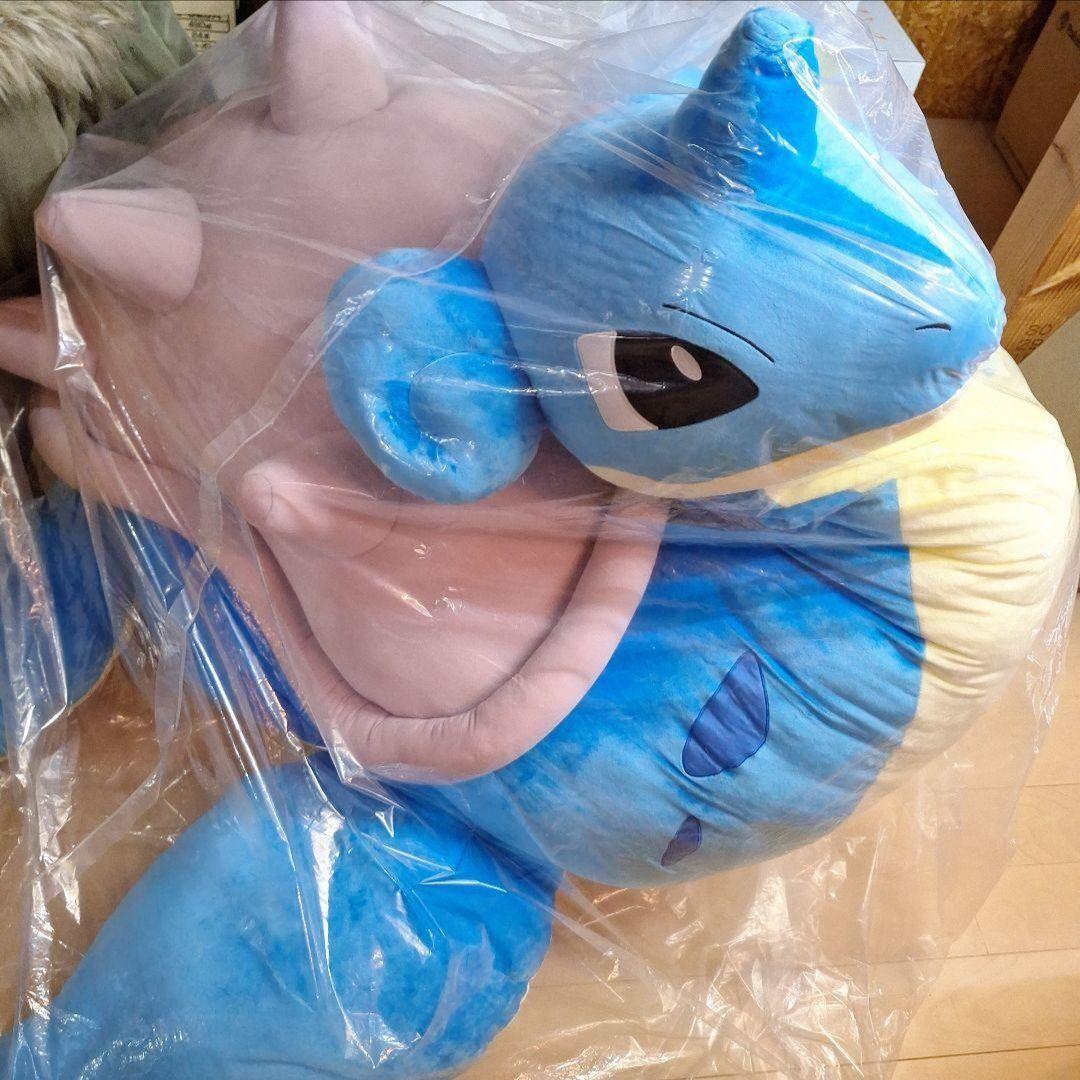 未使用に近い　ポケモン　絶対にのりたいラプラス　ぬいぐるみ　クッション