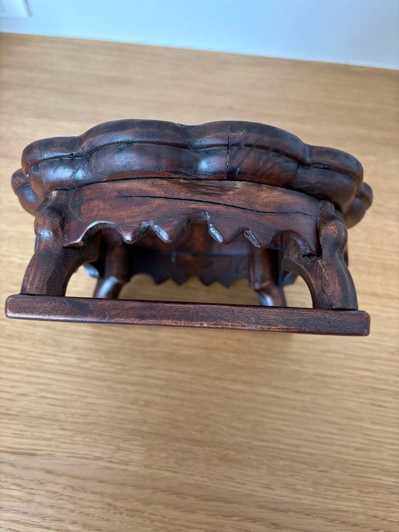 【残1点】韓国 アンティーク 骨董 李朝 ソバン お膳 花台 飾り台 ミニ 漆塗