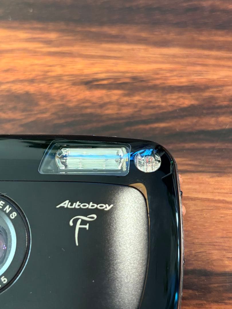 動作確認済　美品Canon Autoboy F フィルムカメラ　カバー保証書付