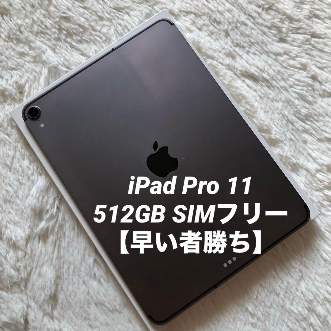 【完動品】iPad Pro 11 第1世代 512GB SIMフリー 【即発送】