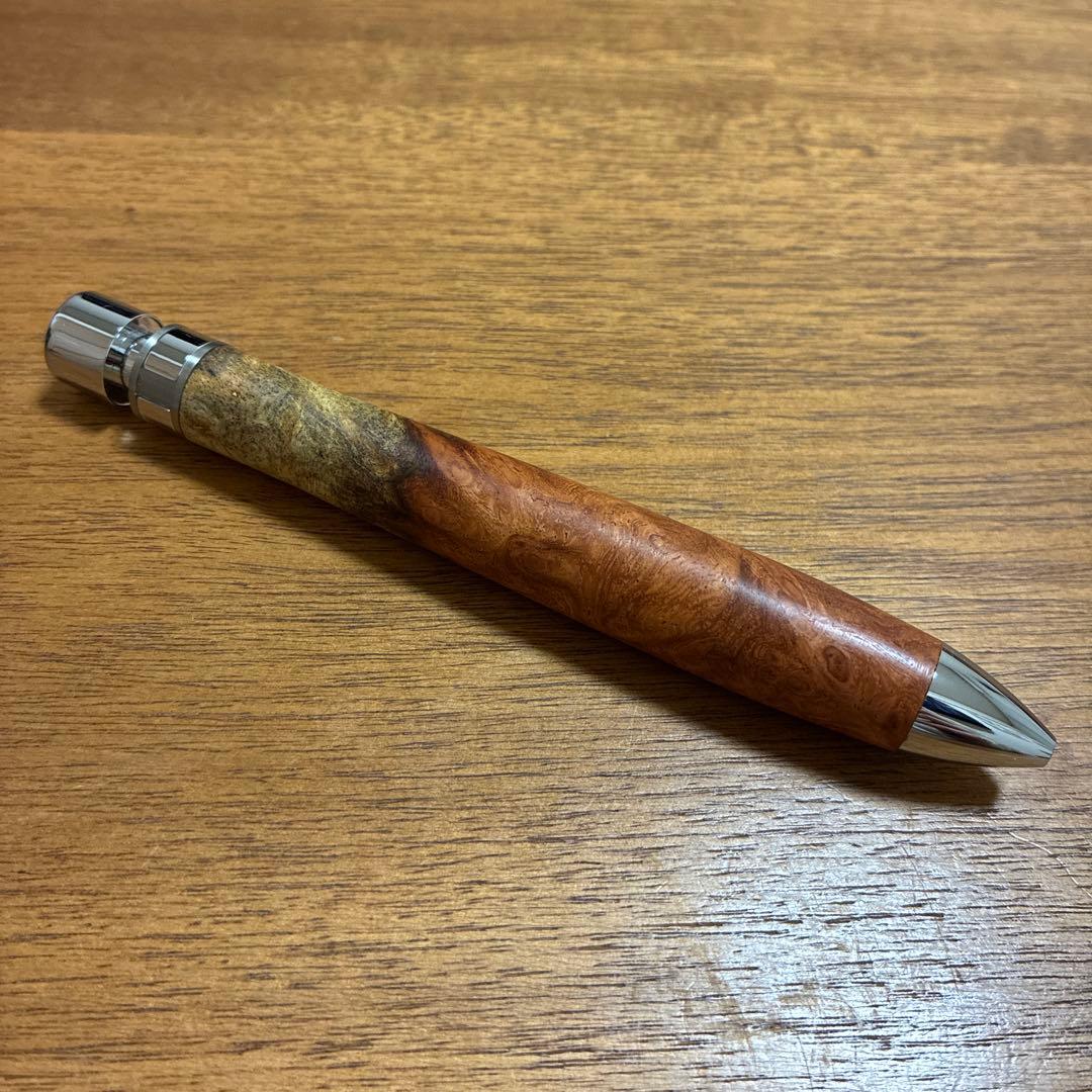 【新品】工房 楔 グラッソ 多色ボールペン 木軸 花梨 しーさー 野原工芸